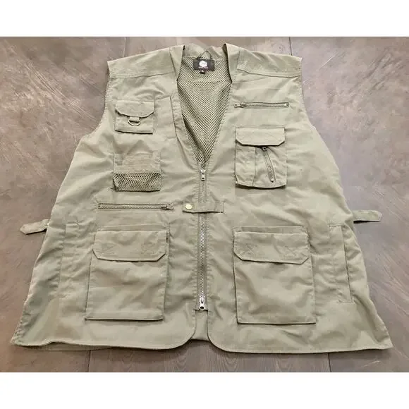 Rothco Tactical Vest Thick Heavy Duty Brown Tan shooting Combat Tested Size XL - Picture 1 of 15